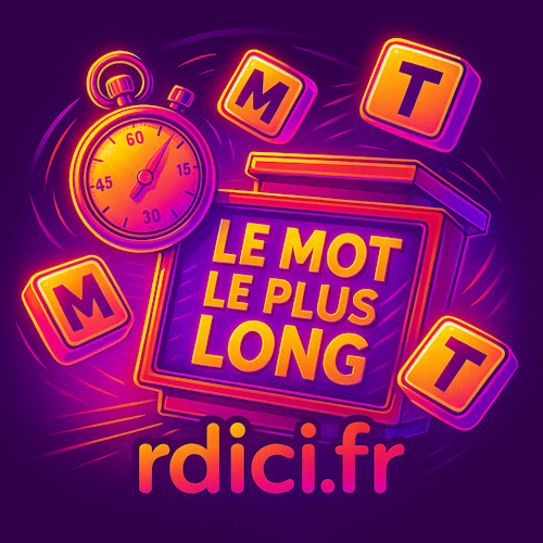 Le mot le plus long sur rdici.fr