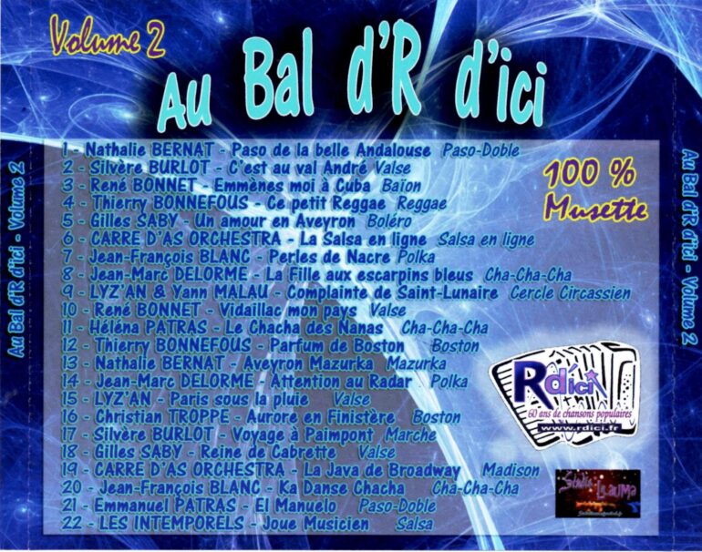 Lot 3 CD "Au Bal d'R d'Ici – Image 3