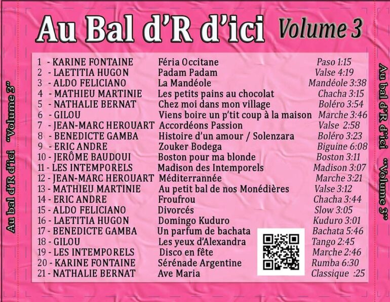 Lot 3 CD "Au Bal d'R d'Ici – Image 4