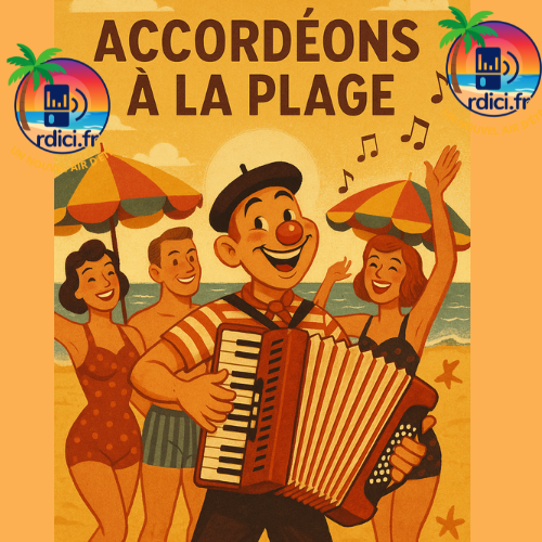accordéons à la plage