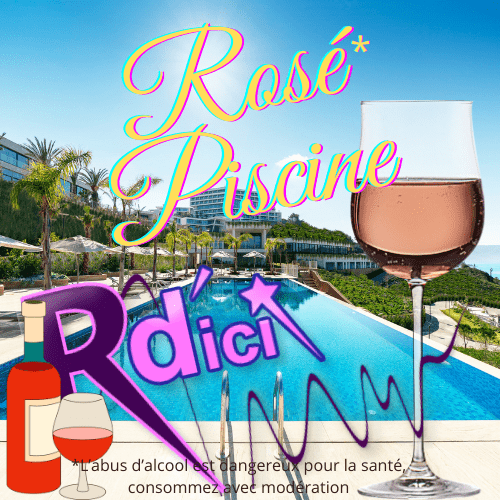 rosé piscine